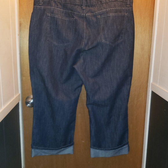 Merona Cropped Denim pants 20W - Picture 2 of 3